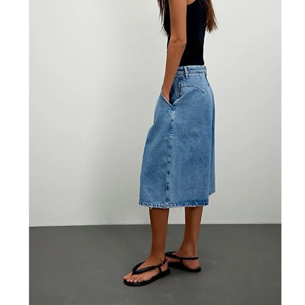 Free People CRVY Antonia Culotte Crop Size 28 - Picture 4 of 15